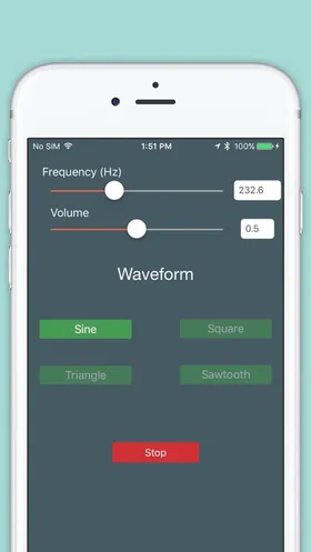 Physics Toolbox Tone Generator screenshot 2