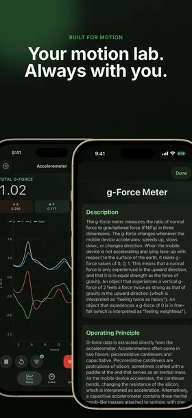 Physics Toolbox Accelerometer screenshot 5