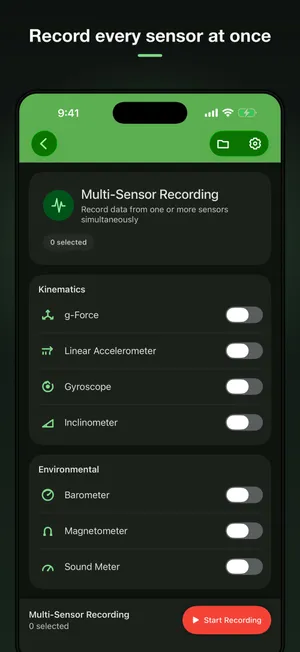 Physics Toolbox Sensor Suite screenshot